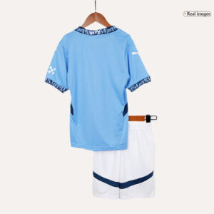 Manchester City Home Kids Soccer Jerseys Kit - Image 4
