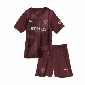 Manchester City Third Away Kids Soccer Jerseys Kit - Image 3