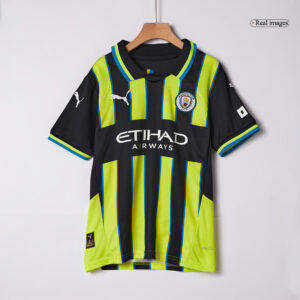 Manchester City Away Kids Soccer Jerseys Kit - Image 4