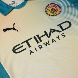 Manchester City Fourth Away Kids Soccer Jerseys Kit - Image 11