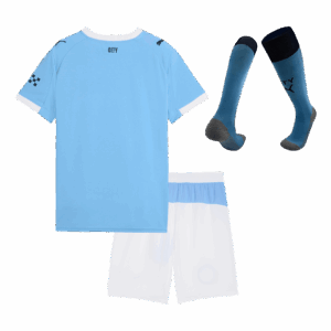 Manchester City Home Kids Soccer Jerseys Full Kit 2025/26 - Image 2