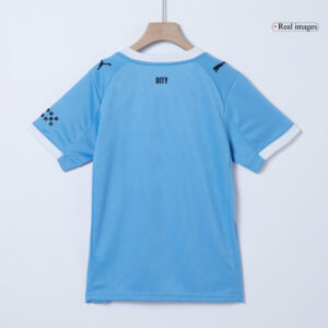 Manchester City Home Kids Soccer Jerseys Full Kit 2025/26 - Image 4