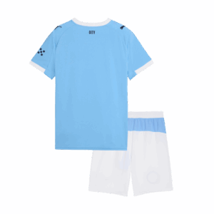 Manchester City Home Kids Soccer Jerseys Kit 2025/26 - Image 2