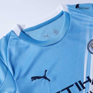 Manchester City Home Kids Soccer Jerseys Kit 2025/26 - Image 8