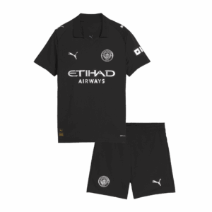 Manchester City Away Kids Soccer Jerseys Kit 2025/26