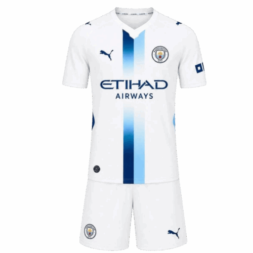 Manchester City Third Away Kids Soccer Jerseys Kit 2026/27