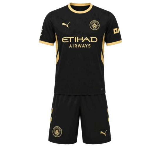Manchester City Away Kids Soccer Jerseys Kit 2026/27
