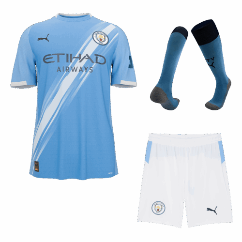 Manchester City Home Jerseys Full Kit 2025/26