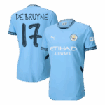DE BRUYNE #17 Manchester City Home Player Version Jersey - UCL