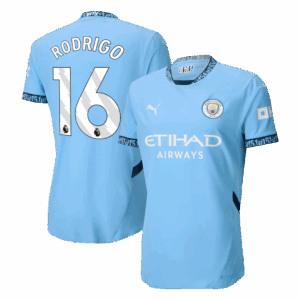 RODRIGO #16 Manchester City Home Player Version Jersey