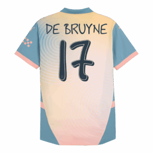DE BRUYNE #17 Manchester City Fourth Away Player Version Jersey - Image 3