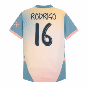 RODRIGO #16 Manchester City Fourth Away Player Version Jersey - Image 3