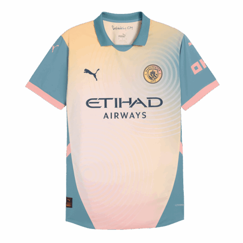 Manchester City Fourth Away Player Version Jersey - Definitely City