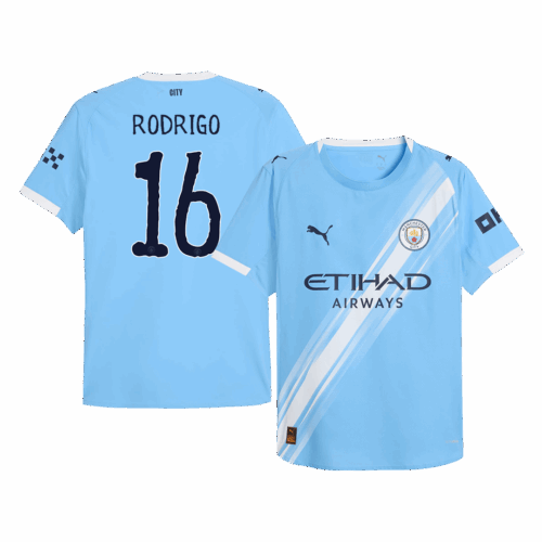 RODRIGO #16 Manchester City Home Player Version Jersey World Cup 2025/26 - Club World Cup