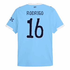 RODRIGO #16 Manchester City Home Player Version Jersey World Cup 2025/26 - Club World Cup - Image 3