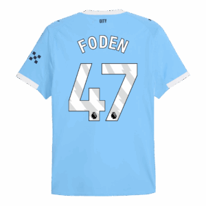 FODEN #47 Manchester City Home Player Version Jersey 2025/26 - Image 3