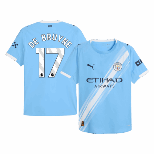 DE BRUYNE #17 Manchester City Home Player Version Jersey 2025/26