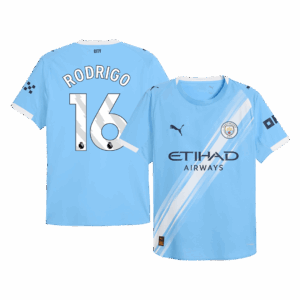 RODRIGO #16 Manchester City Home Player Version Jersey 2025/26