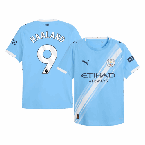 HAALAND #9 Manchester City Home Player Version Jersey 2025/26
