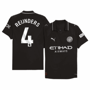 REIJNDERS #4 Manchester City Away Player Version Jersey 2025/26