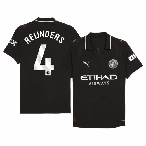 REIJNDERS #4 Manchester City Away Player Version Jersey 2025/26