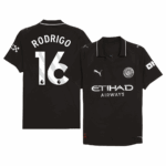 RODRIGO #16 Manchester City Away Player Version Jersey 2025/26