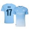 734180_1 ENZO #17 Manchester City Home Player Version Jersey 2026/27 - UCL