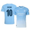734286_1 CHERKI #10 Manchester City Home Player Version Jersey 2026/27 - UCL
