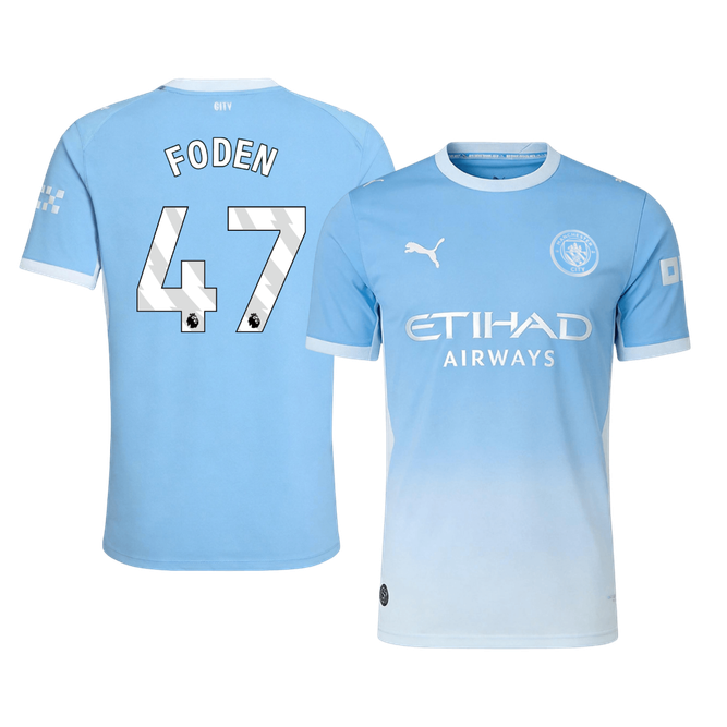 734392_1 FODEN #47 Manchester City Home Player Version Jersey 2026/27