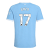 734445_2 ENZO #17 Manchester City Home Player Version Jersey 2026/27
