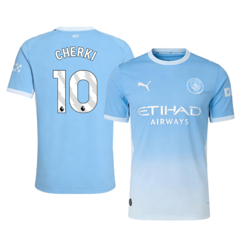 CHERKI #10 Manchester City Home Player Version Jersey 2026/27
