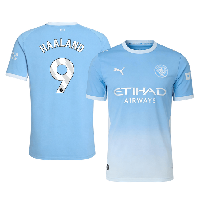 734604_1 HAALAND #9 Manchester City Home Player Version Jersey 2026/27