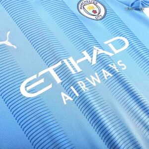 J.ALVAREZ #19 Manchester City Home Soccer Jersey 2023/24