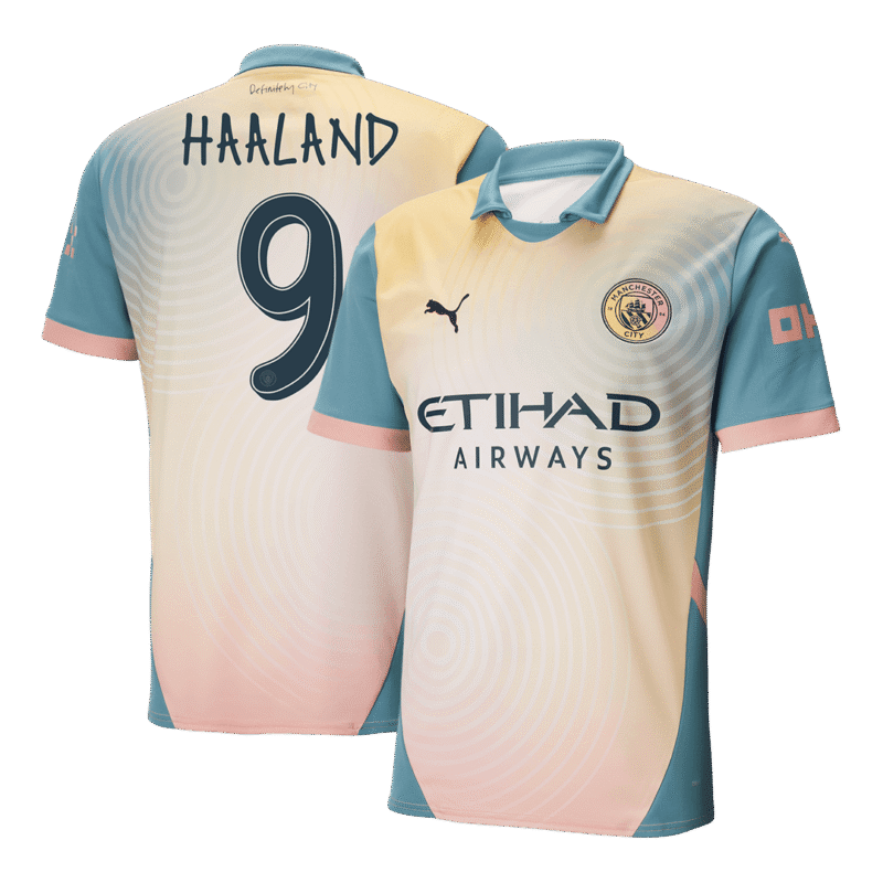 HAALAND #9 Manchester City Fourth Away Soccer Jersey 2024/25 - Definitely City