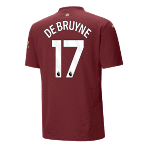 DE BRUYNE #17 Manchester City Third Away Soccer Jersey 2024/25