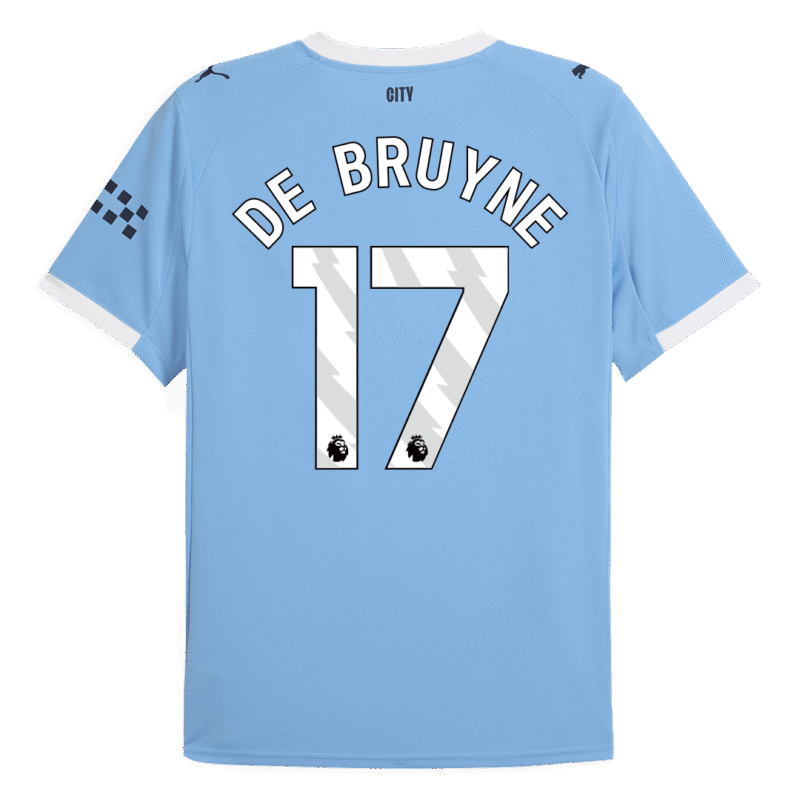 DE BRUYNE #17 Manchester City Home Soccer Jersey 2025/26
