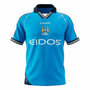 Retro Soccer Jersey Manchester City Home 1999/01