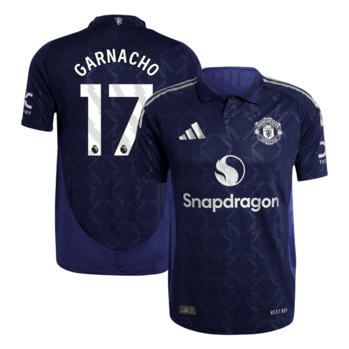 GARNACHO #17 Manchester United Away Authentic Soccer Jersey 2024/25