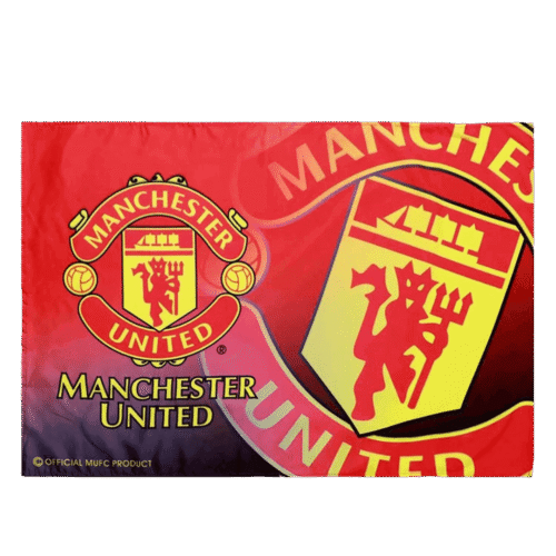 Manchester United Team Flag Red