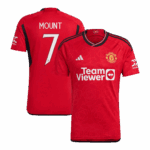 MOUNT #7 Manchester United Home Soccer Jersey 2023/24 -UCL