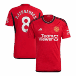 B.FERNANDES #8 Manchester United Home Soccer Jersey 2023/24