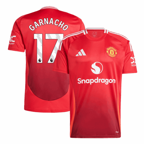 GARNACHO #17 Manchester United Home Soccer Jersey