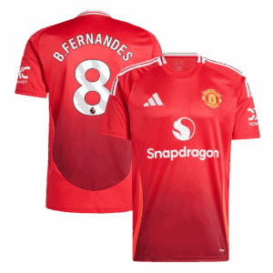 B.FERNANDES #8 Manchester United Home Soccer Jersey