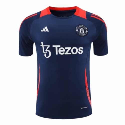 Manchester United Pre-Match Soccer Jersey Navy