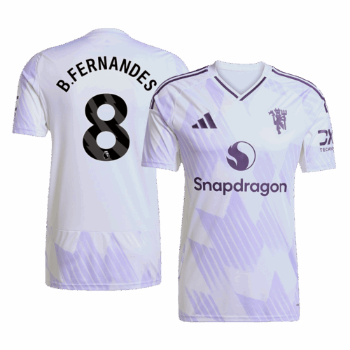 B.FERNANDES #8 Manchester United Away Soccer Jersey 2025/26