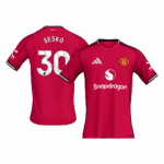 ŠEŠKO #30 Manchester United Home Soccer Jersey 2025/26