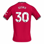 ŠEŠKO #30 Manchester United Home Soccer Jersey 2025/26