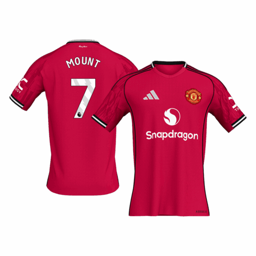 MOUNT #7 Manchester United Home Soccer Jersey 2025/26