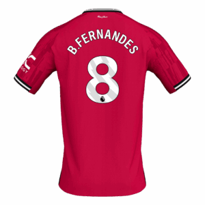 B.FERNANDES #8 Manchester United Home Soccer Jersey 2025/26 - Image 2