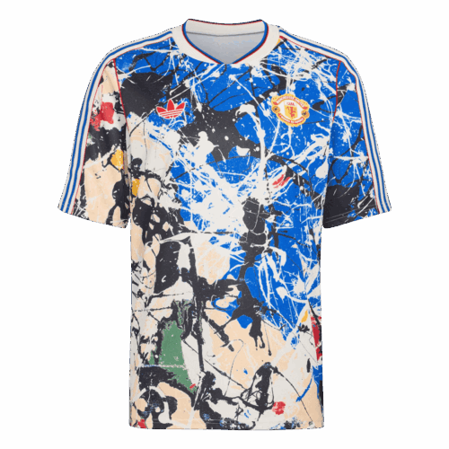 Manchester United Pre-Match Soccer Jersey 2025/26 Blue